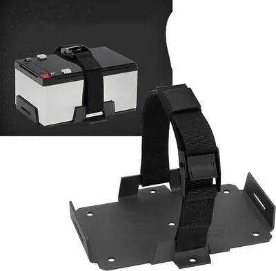Produktbild von INF Verstellbares Batteriehaltertablett mit Sicherungsriemen