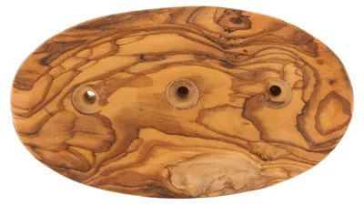 Produktbild von Olivenholz-Seifenschale, oval.