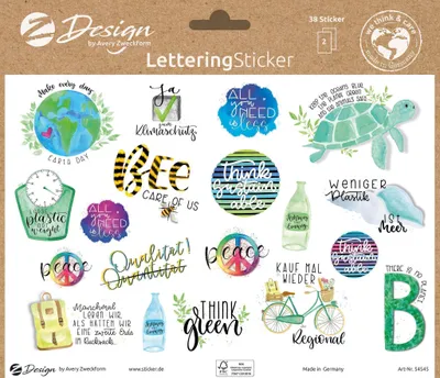 Produktbild von Avery 54545Z, Papier, Mehrfarbig, Matte, Entfernbar
