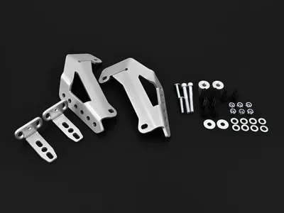 Produktbild von Scheinwerferhalterset kompatibel mit BMW R 1150 GS BJ 99-04 silber
