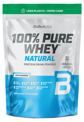 Immagine prodotto di Biotech USA 100% Pure Whey 400 g, gusto neutro