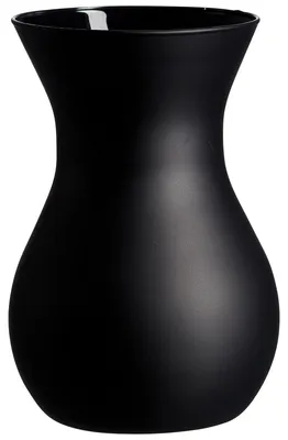 Produktbild von Ritzenhoff & Breker Vase Annalena, Blumenvase, Dekovase, Tischvase, Glas, Schwarz Matt, 18 cm, 816693
