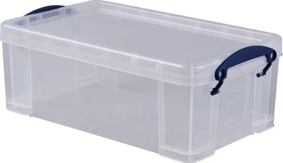 Image de Boîte de rangement 34 x 12,5 x 20 cm (l x h x p) 5l polypropylène transparent