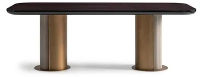 Produktbild von Esstisch Esszimmertisch Tisch Holztisch Holz Esszimmer Braun Luxus