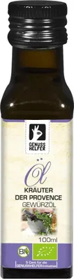 Produktbild von Kräuter der Provence Gewürzöl , kaltgepresst, Rapsöl mit Kräutern der Provence verfeinert, zum Kochen, für Dips und Aufstriche, 100ml