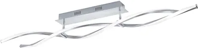Produktbild von Paul Neuhaus LED Deckenleuchte Polina stahl 110 x 8 cm dimmbar, warmweiß