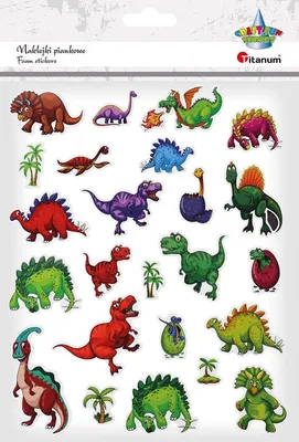 Produktbild von Dino Dinosaurier Schaumstoffaufkleber Titanum