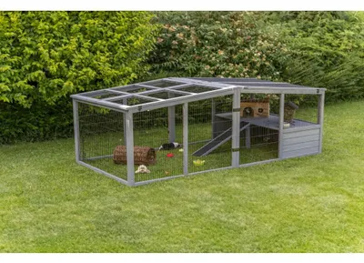 Produktbild von TRIXIE Freilaufgehege XL mit Abdeckung - 233 × 79 × 116 cm