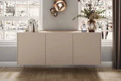 Zdjęcie produktu dla KOMODA szafka glamour do salonu DUŻA POJEMNA 170 cm DO SALONU KASZMIR MODNA