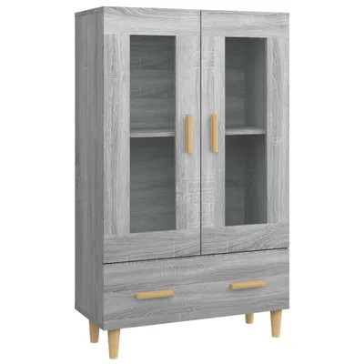 Produktbild von Highboard Grau Sonoma 70x31x115 cm Holzwerkstoff