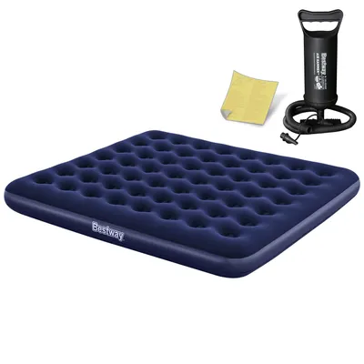 Zdjęcie produktu dla Materac dmuchany 203x183x22 cm z pompką Bestway 67004