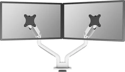 Produktbild von Neomounts DS70S-950WH2 Monitorarm 17-35" - Gasfeder - Topfix - 180°-Stopp, Klemme/Durchführung, 18 kg, 43,2 cm (17"), 88,9 cm (35"), 100 x 100 mm, Weiß
