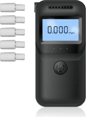 Produktbild von MR997 Ruční alkoholtester Přenosný vysoce přesný detektor alkoholu Kompaktní dechový tester Vysoce citlivý elektronický dechový analyzátor LCD displej se třemi kontrolkami