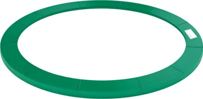Produktbild von Trampolin Randabdeckung Ø 366 cm – Breit, reißfest, UV-resistent, wasserabweisend, Federabdeckung, Trampolinzubehör, Farbe: Grün.