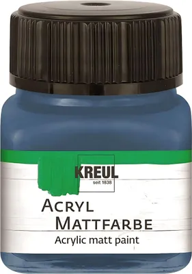 Produktbild von KREUL Acryl Mattfarbe Stahlblau 20 ml