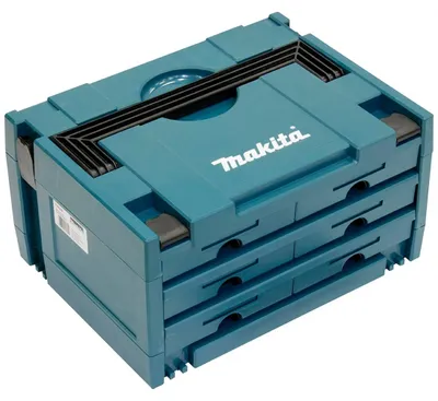 Imagen del producto de Maletín con 6 compartimentos MAKITA MAKPAC P-84333
