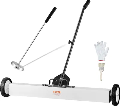Immagine prodotto di Spazzatrice magnetica Scopa magnetica telescopica Spazzatrice per tappeti Rollable 91 cm