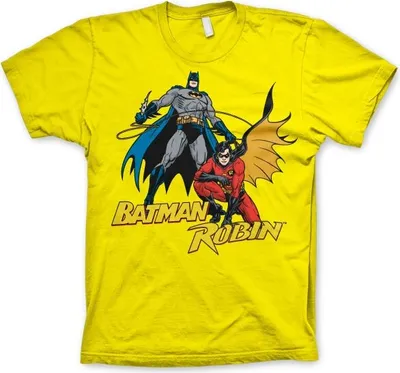 Produktbild von Batman & Robin T-Shirt - XX-Large - Yellow