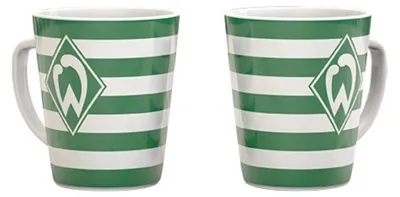 Produktbild von SV Werder Bremen Tasse Streifen