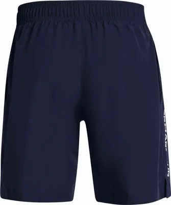 Image de Short Under Armour Woven Wordmark Bleu marine