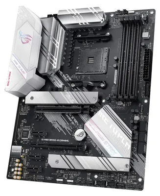 Zdjęcie produktu dla ASUS ROG STRIX B550-A GAMING, AMD, Socket AM4, AMD Ryzen™ 3, DDR4-SDRAM, 128 GB, DIMM