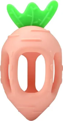 Obrázek produktu pro Kousací kroužek pro děti ředkvička oranžová