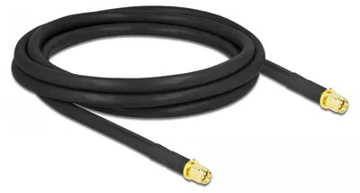 Produktbild von DELOCK Antennenkabel SMA Stecker zu SMA Stecker LMR/CFD300 2