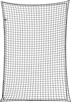 Produktbild von Anhängernetz mit Gummiseil Schwarz 5x3,5 m PP