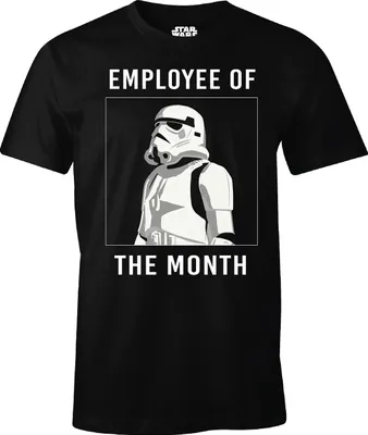 Produktbild von Star Wars T-Shirt S Schwarz Employee of the Month Uni