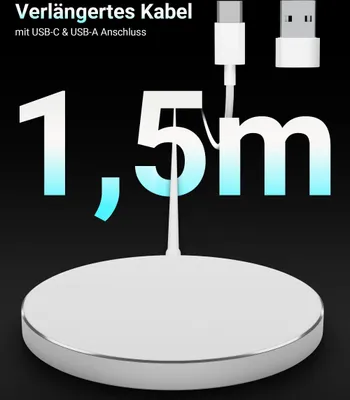 Produktbild von MagSafe 2in1 Bundle - 20w Dual Charger + Wireless Ladegerät | Netzteil Adapter Schwarz: MagSafe Ladegerät / Weis Auswahl: MagSafe Ladegerät Farbe: Weis