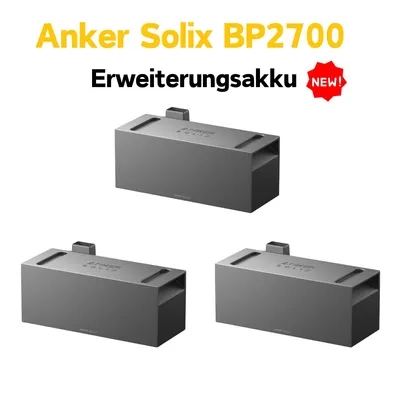 Produktbild von Anker SOLIX Erweiterungsakku BP2700 für Solix Solarbank 2 und 3 Stromspeicher