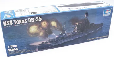 Image de Trumpeter 06712 USS Texas BB-35 modèle de navire kit 1:700 en