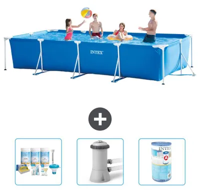 Zdjęcie produktu dla Prostokątny basen stelażowy - 450x220x84 cm - 4-elementowy - model S40241