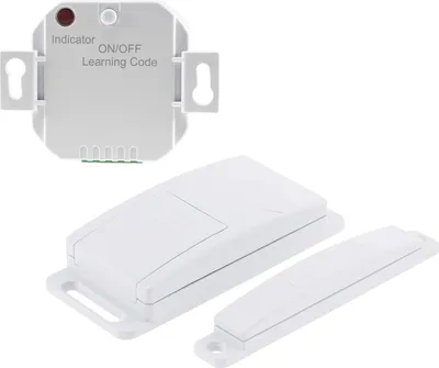 Produktbild von ChiliTec Funk Abluft-Steuerung Set mit Magnet Kontaktschalter Dunstabzug Küche Kamin Ofen 230V Universal bis 2300Watt Weiß