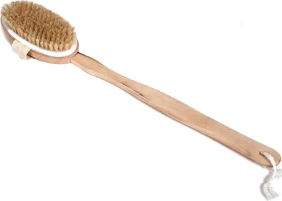 Produktbild von MARBEAUX Badebürste Rückenbürste mit langem Stiel Körperbürste 43cm Holz