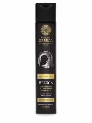 Immagine prodotto di Shampoo attivante per uomini contro la caduta dei capelli Estratto di caviale Beluga 250ml