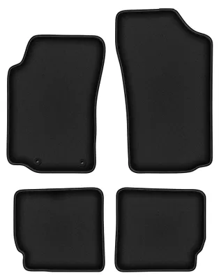 Productafbeelding van Velours automatten voor Peugeot 306 1993-2001 (cabrio) – 4-delig, zwart, op maat – Wielganizator DURBAN