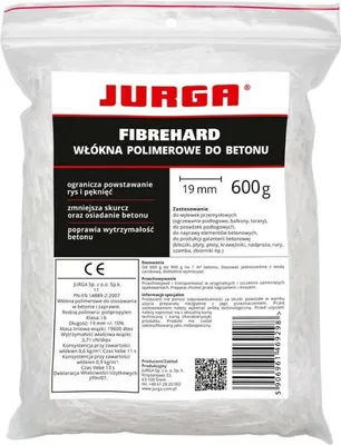 Immagine prodotto di JURGA Fibre polimeriche dure per calcestruzzo 19mm 600g