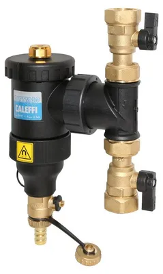 Productafbeelding van Caleffi DIRTMAG® - Slamafscheider, 1 inch, met kogelkranen en magneet