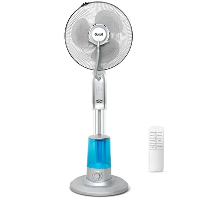 Produktbild von 120CM Standventilator Sprühnebel mit fernbedienungm,3.2L Wassertank,3 Modi Oszillation 70° Neigbar 30° 75W