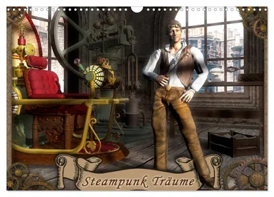 Produktbild von Steampunk Träume (Wandkalender 2027 DIN A3 quer), CALVENDO Monatskalender