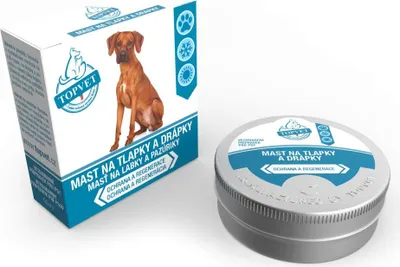 Zdjęcie produktu dla Maść na łapy i pazury dla psów TOPVET 50ml