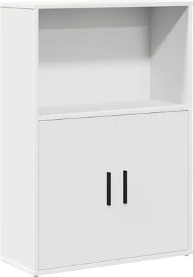 Obrázek produktu pro vidaXL Knihovna bílá 60x24x85 cm Materiál na bázi dřeva