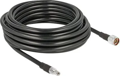 Image de Câble d'antenne Delock - Connecteur N (mâle) vers RP-SMA (mâle)