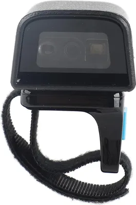 Obrázok produktu pre Prenosný prstencový čítačka čiarových kódov, USB kábel, 2,4 G BT, trojrežimové pripojenie, podporuje jednorozmerné a QR skenovanie