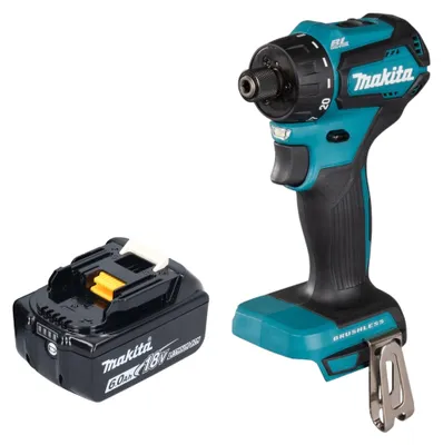 Obrázek produktu pro Makita DDF 083 G1 akumulátorový vrtací šroubovák 18 V 40 Nm 1/4'' bez kartáčů + 1x akumulátor 6,0 Ah - bez nabíječky