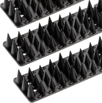 Obrázok produktu pre Hroty proti holubom 10,8 m, 30 cm dlhé, na balkón, čierna, ochrana proti vtáctvu