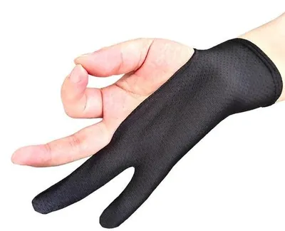 Produktbild von Famanu Zeichenhandschuh - Grafische Handschuh - Atmungsaktives Polyester - 2-Finger