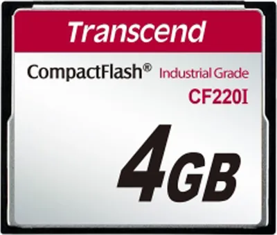 Produktbild von Transcend CF220I Industrial Temp - Flash-Speicherkarte - 4 GB - CompactFlash
