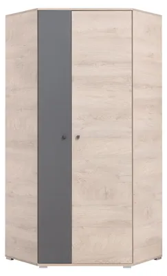 Produktbild von Masseno Drehtürenschrank RAVENNA 90/190/90cm 2-türig Eichefarben